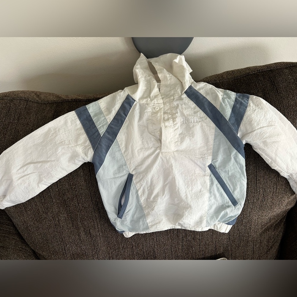 Kith Kids Harrison Blocked Track Jacket - Sandrift - 3T